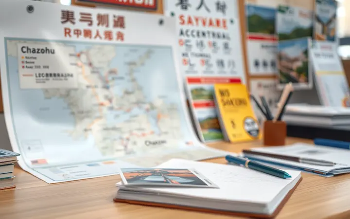 潮汕旅游咨询桌面地图与资料